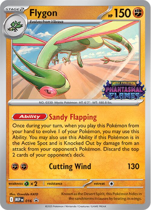 Flygon (016) (Prerelease) [Mega Evolution Promo] | Chromatic Games