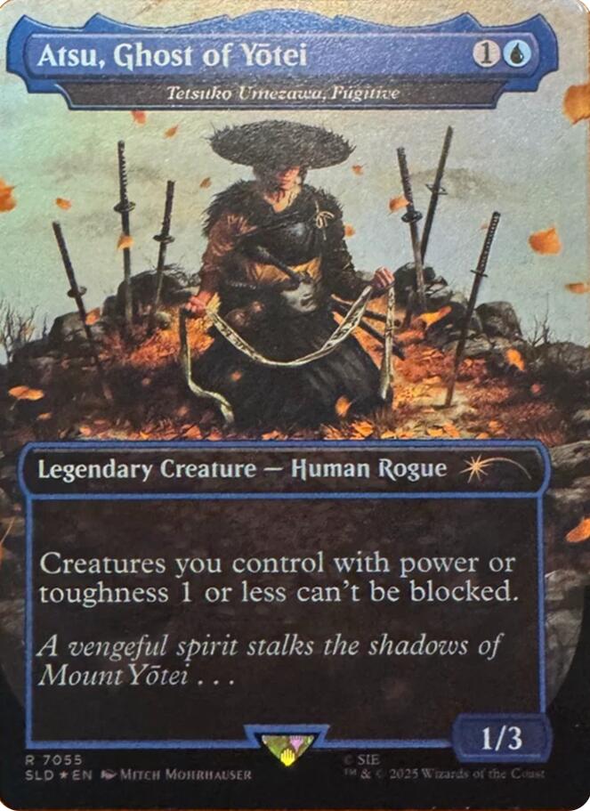 Atsu, Ghost of Yotei - Tetsuko Umezawa, Fugitive (Rainbow Foil) [Secret Lair Drop Series] | Chromatic Games