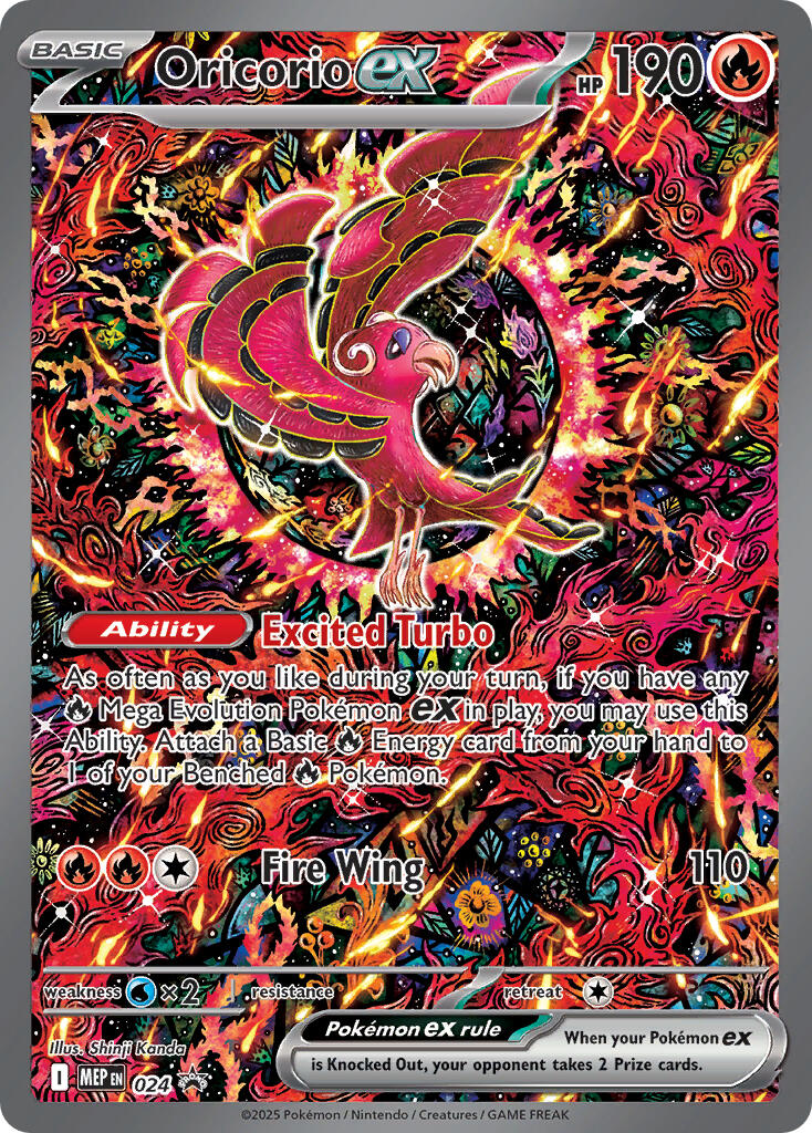 Oricorio ex (024) [Mega Evolution Promo] | Chromatic Games
