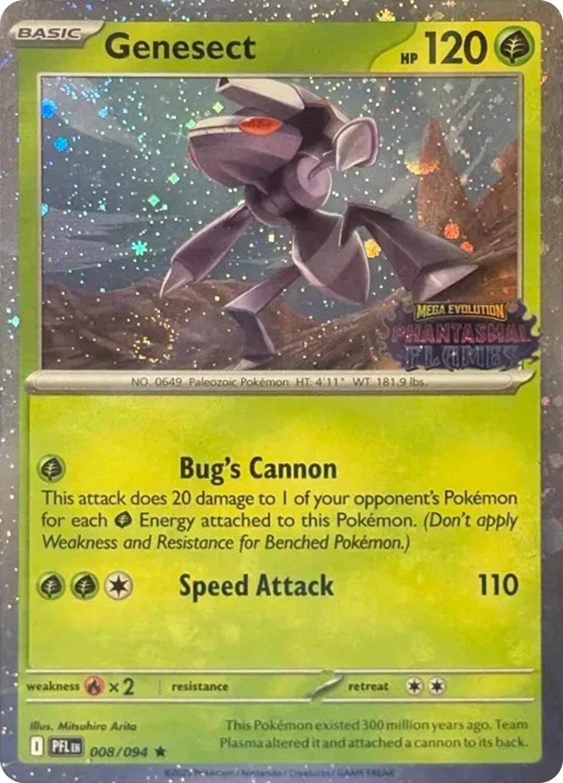Genesect (008/094) (Cosmos Holo) (Best Buy Exclusive) [Miscellaneous Cards] | Chromatic Games