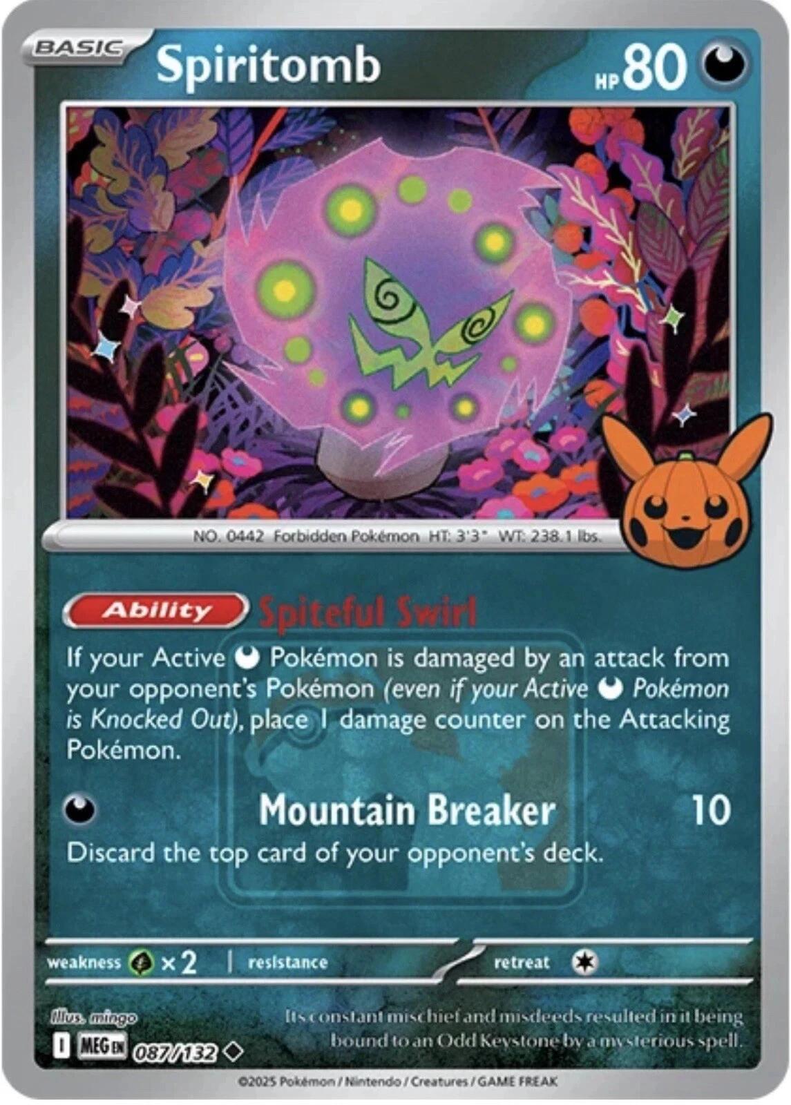 Spiritomb (087/132) (Trick or Trade Stamped) [Miscellaneous Cards] | Chromatic Games