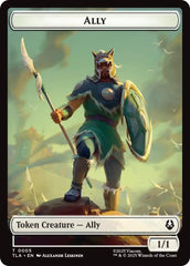 Ally (0005) // Clue (0014) Double-Sided Token [Avatar: The Last Airbender Tokens] | Chromatic Games
