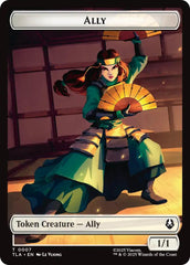 Ally (0007) // Clue (0018) Double-Sided Token [Avatar: The Last Airbender Tokens] | Chromatic Games