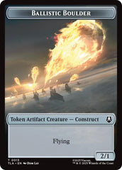 Ballistic Boulder // Soldier (0011) Double-Sided Token [Avatar: The Last Airbender Tokens] | Chromatic Games