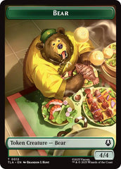 Bear // Food (0020) Double-Sided Token [Avatar: The Last Airbender Tokens] | Chromatic Games