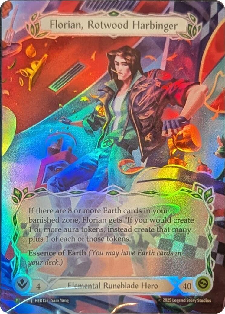 Florian, Rotwood Harbinger [HER158] (Promo)  Rainbow Foil | Chromatic Games