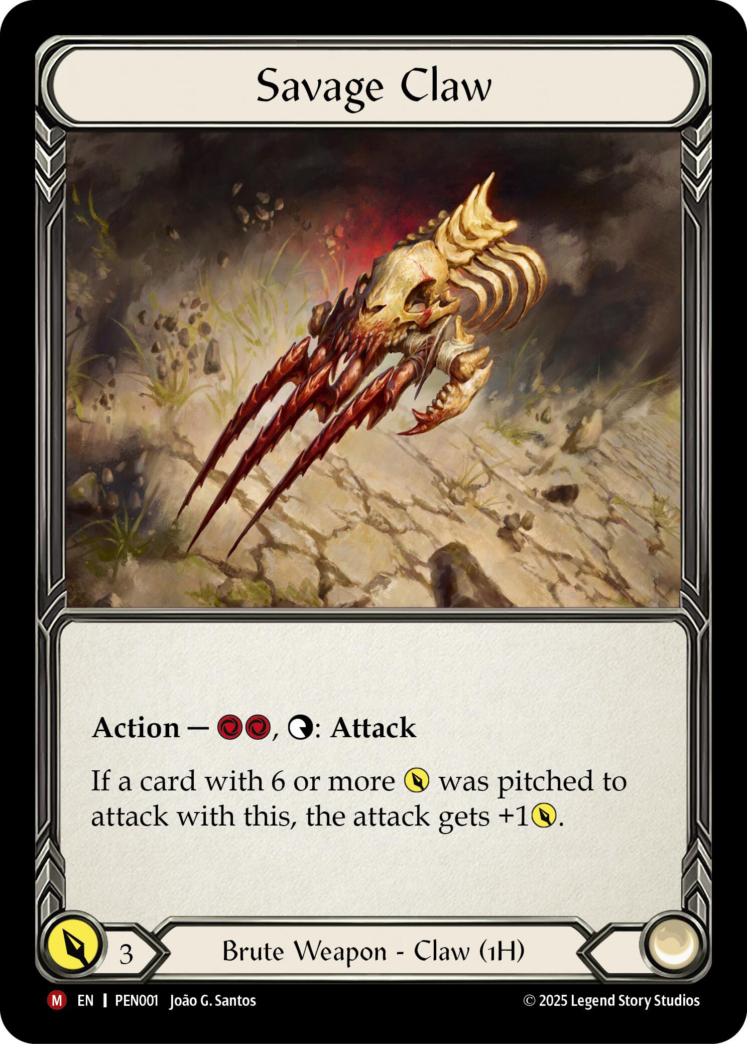 Savage Claw [PEN001] (Compendium of Rathe) | Chromatic Games