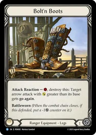 Bolt'n Boots [PEN082] (Compendium of Rathe)  Cold Foil | Chromatic Games