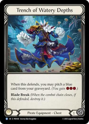Trench of Watery Depths [PEN168] (Compendium of Rathe)  Cold Foil | Chromatic Games