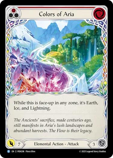 Colors of Aria [PEN206] (Compendium of Rathe)  Rainbow Foil | Chromatic Games