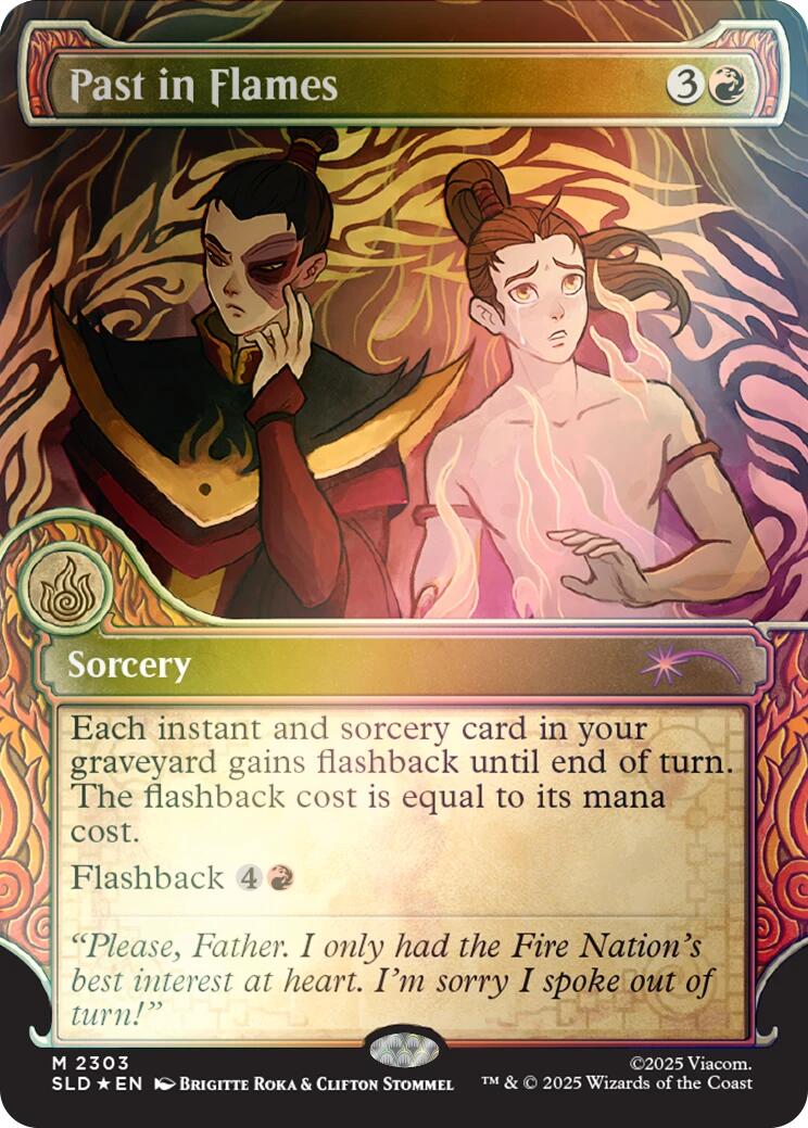 Past in Flames (Rainbow Foil) [Secret Lair Drop Series] | Chromatic Games