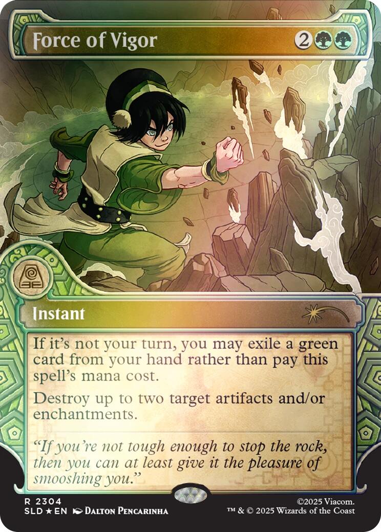 Force of Vigor (Rainbow Foil) [Secret Lair Drop Series] | Chromatic Games