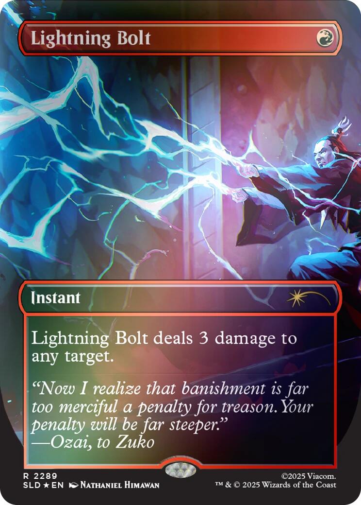 Lightning Bolt (2289) (Rainbow Foil) [Secret Lair Drop Series] | Chromatic Games