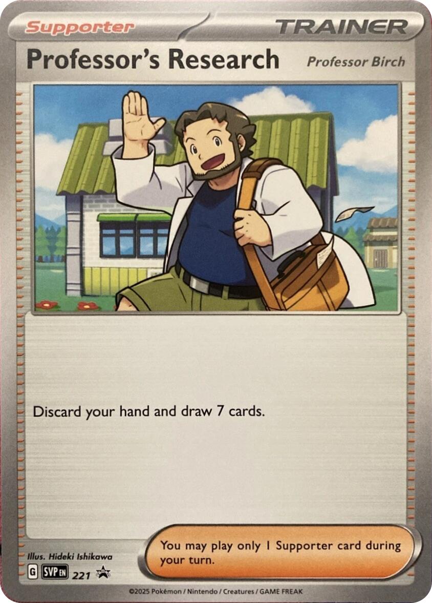 Professor's Research (221) [Scarlet & Violet: Black Star Promos] | Chromatic Games