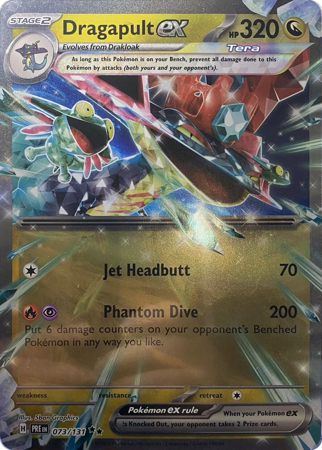 Dragapult ex (073/131) (Jumbo Card) [Scarlet & Violet: Prismatic Evolutions] | Chromatic Games