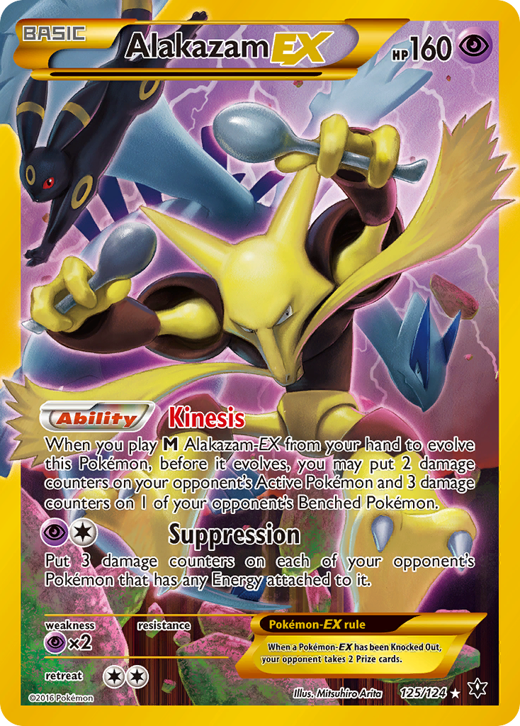 Alakazam EX (125/124) [XY: Fates Collide] | Chromatic Games