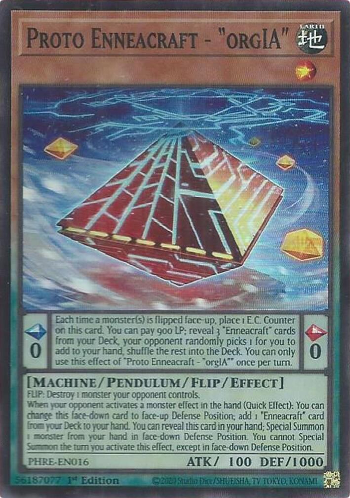 Proto Enneacraft - "orgIA" (Super Rare) [PHRE-EN016] Super Rare | Chromatic Games