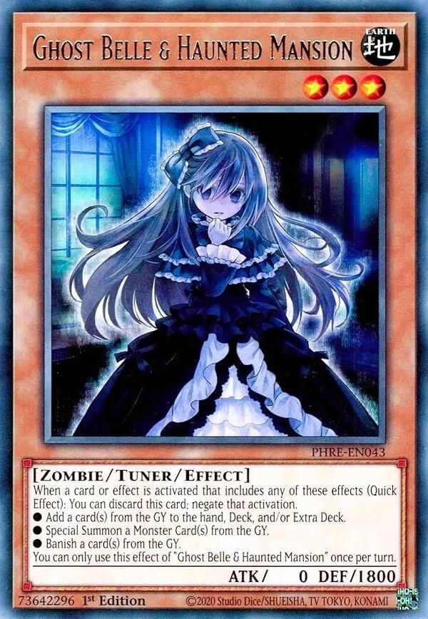 Ghost Belle & Haunted Mansion [PHRE-EN043] Rare | Chromatic Games