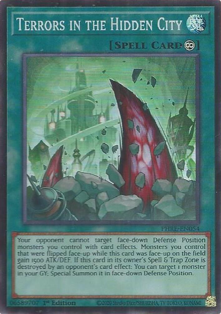 Terrors in the Hidden City (Super Rare) [PHRE-EN054] Super Rare | Chromatic Games