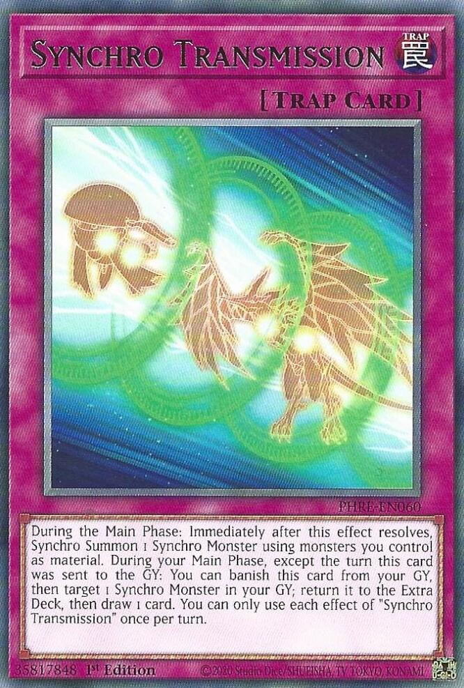 Synchro Transmission [PHRE-EN060] Rare | Chromatic Games