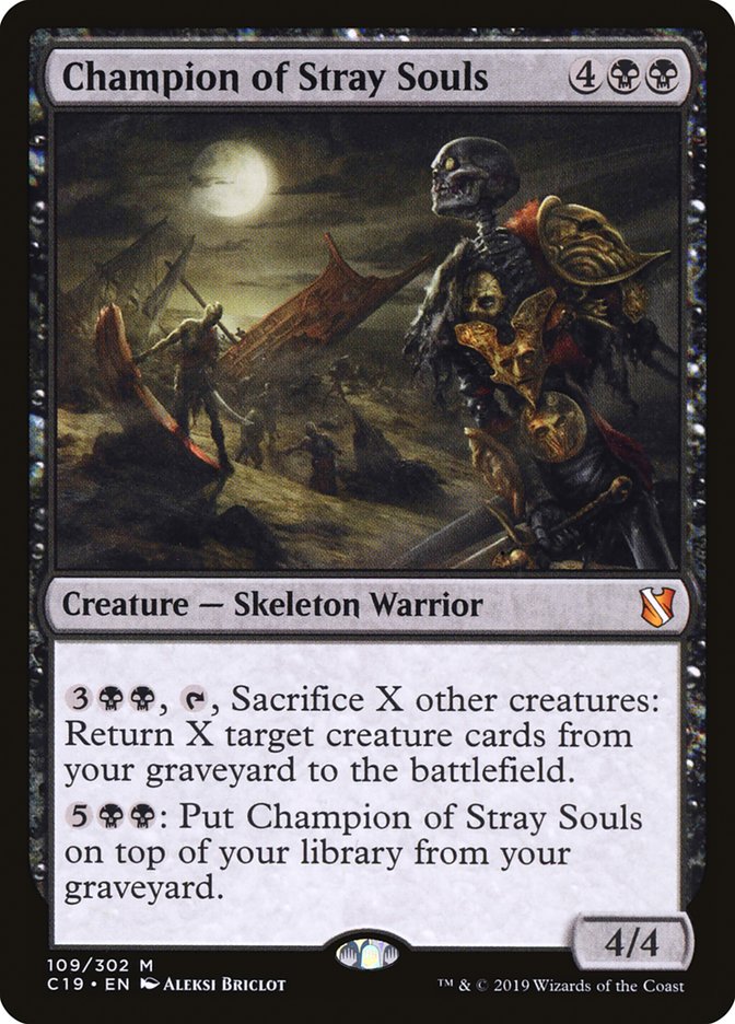 Champion of Stray Souls 109/302 (Commander 2019)  | Chromatic Games