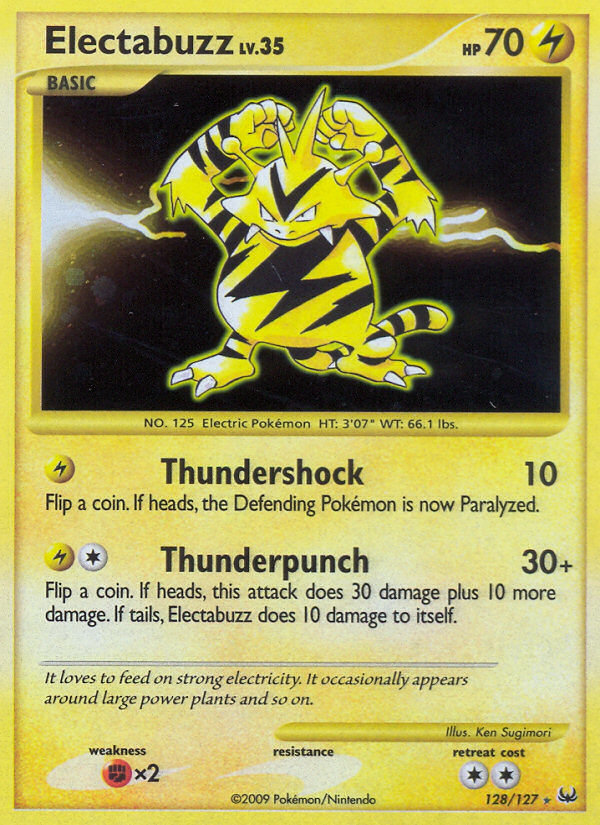 Electabuzz (128/127) [Platinum: Base Set] | Chromatic Games