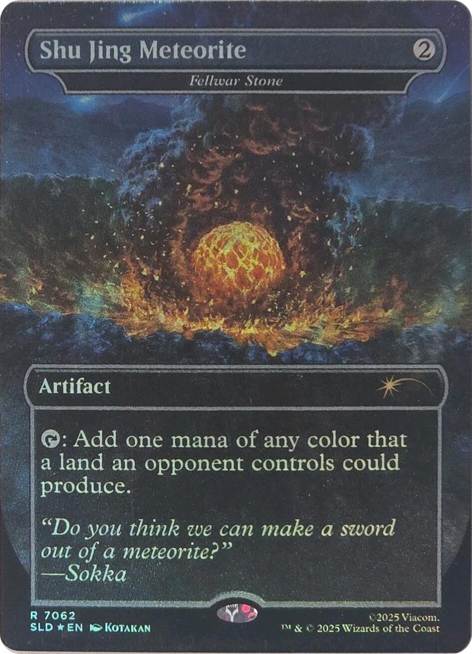 Shu Jing Meteorite - Fellwar Stone (Rainbow Foil) [Secret Lair Drop Series] | Chromatic Games