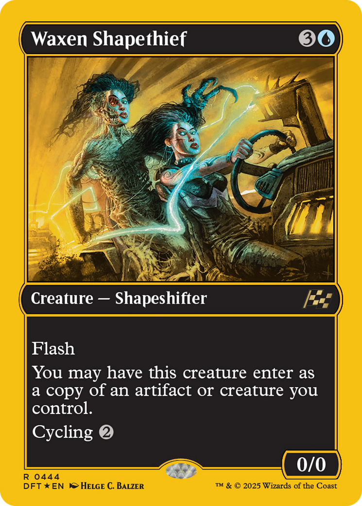 Waxen Shapethief (First-Place Foil) [Aetherdrift] | Chromatic Games