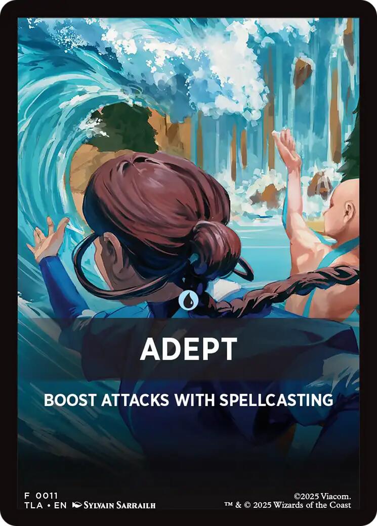 Adept Theme Card [Avatar: The Last Airbender Tokens] | Chromatic Games