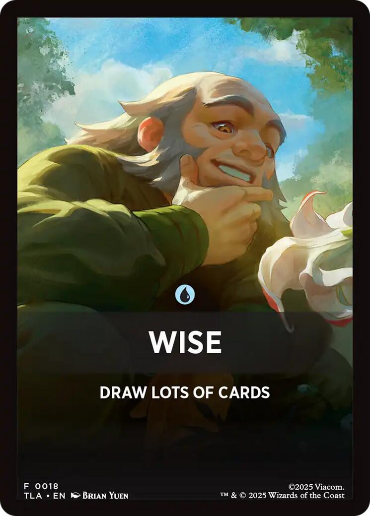 Wise Theme Card [Avatar: The Last Airbender Tokens] | Chromatic Games