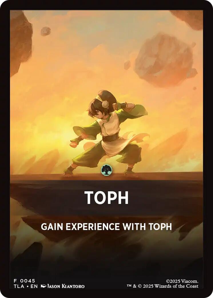 Toph Theme Card [Avatar: The Last Airbender Tokens] | Chromatic Games