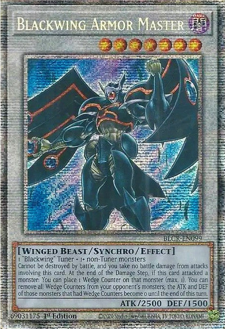 Blackwing Armor Master [BLCR-EN099] Starlight Rare | Chromatic Games