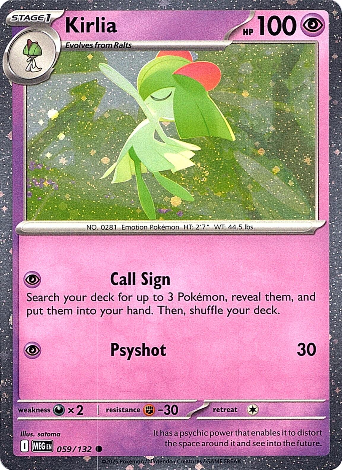 Kirlia (059/132) (Cosmos Holo) [Miscellaneous Cards] | Chromatic Games
