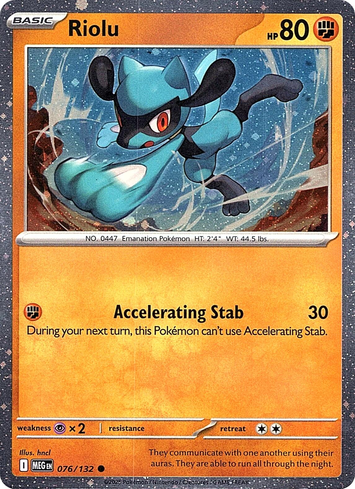Riolu (076/132) (Cosmos Holo) [Miscellaneous Cards] | Chromatic Games