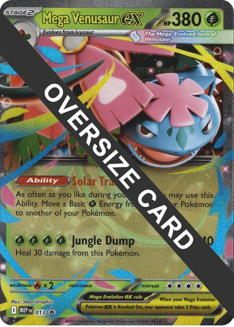 Mega Venusaur ex (013) (Jumbo) [Mega Evolution Promo] | Chromatic Games