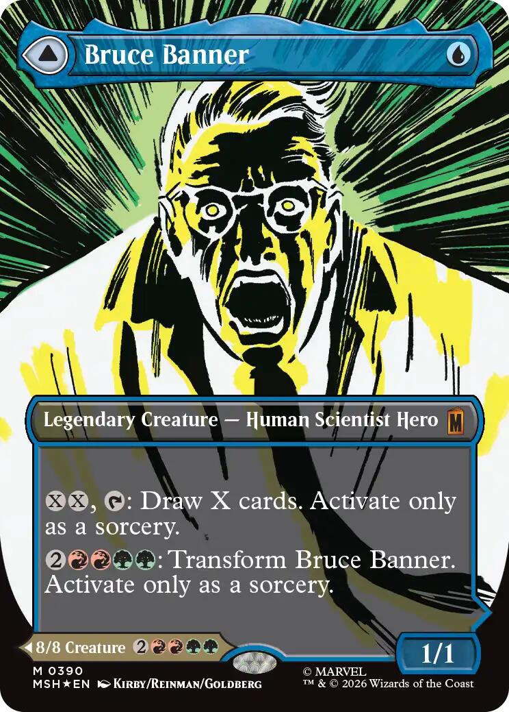 Bruce Banner (Borderless) [Marvel Super Heroes] | Chromatic Games