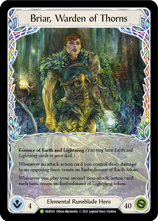 Briar, Warden of Thorns [HER050] (Promo)  Rainbow Foil | Chromatic Games