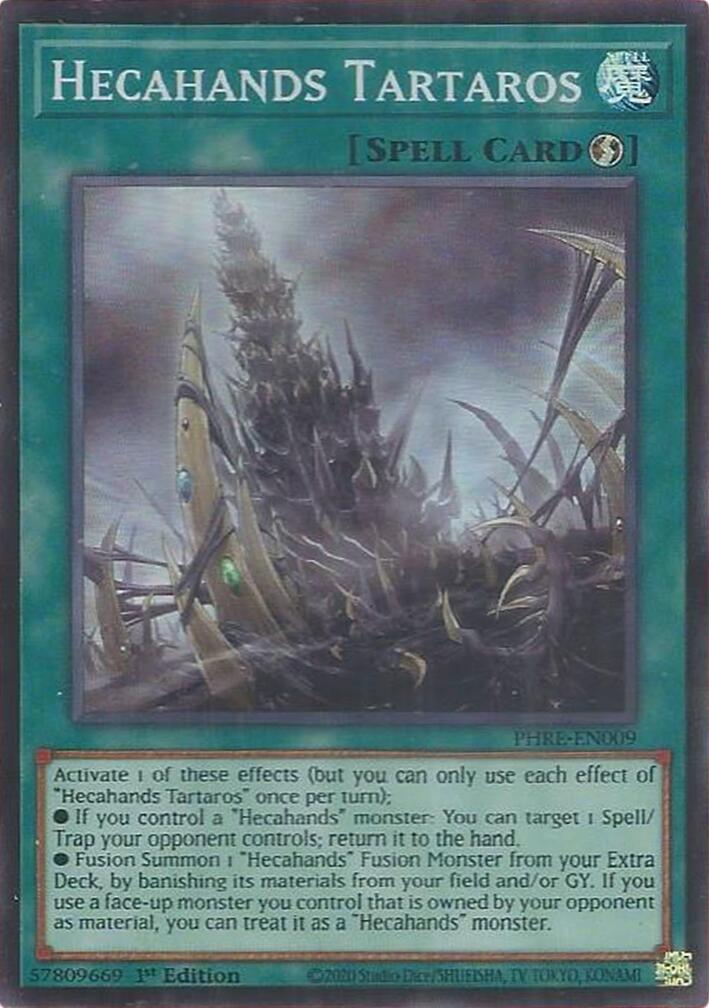 Hecahands Tartaros (Super Rare) [PHRE-EN009] Super Rare | Chromatic Games