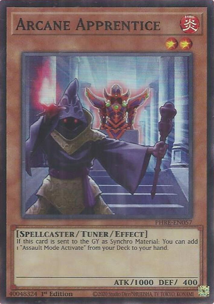Arcane Apprentice (Super Rare) [PHRE-EN057] Super Rare | Chromatic Games