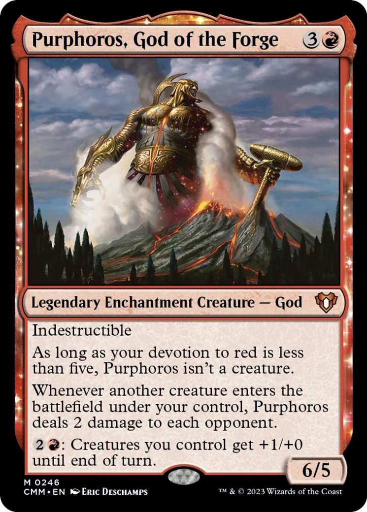 Purphoros, God of the Forge [Commander Masters] | Chromatic Games