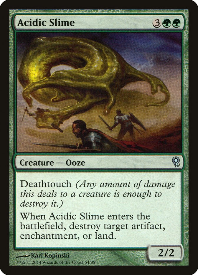 Acidic Slime [Duel Decks: Jace vs. Vraska] | Chromatic Games