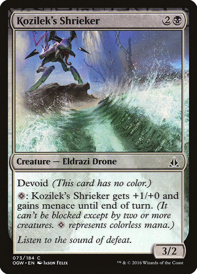 Kozilek's Shrieker 73/184 (Oath of the Gatewatch)  | Chromatic Games