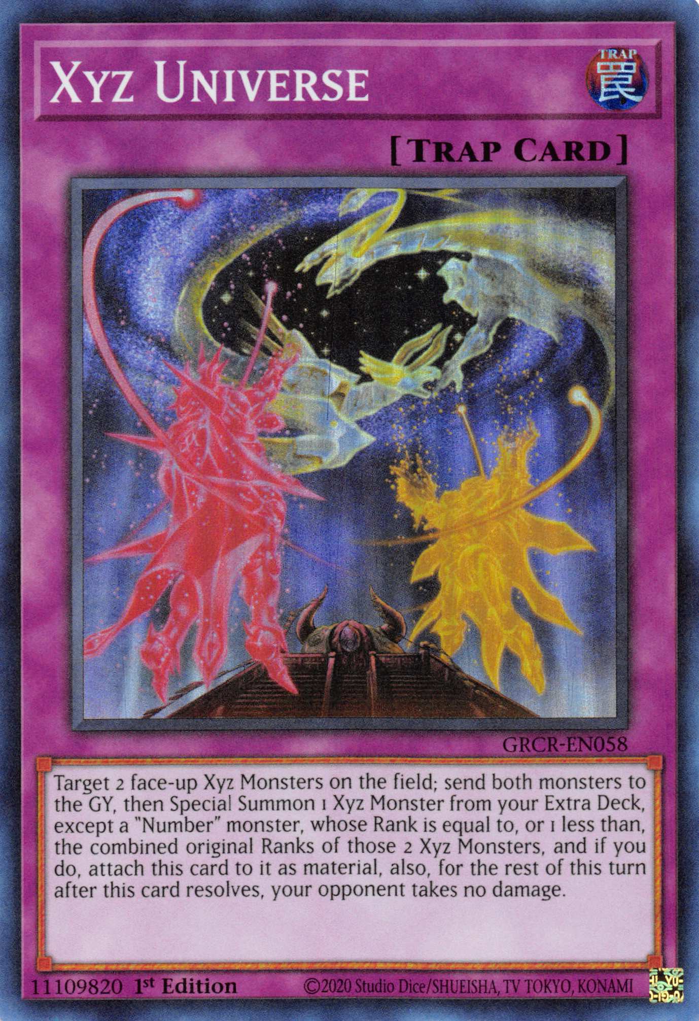 Xyz Universe [GRCR-EN058] Super Rare | Chromatic Games