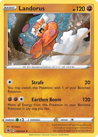 Landorus (148/264) (Cosmos Holo) [Sword & Shield: Fusion Strike] | Chromatic Games