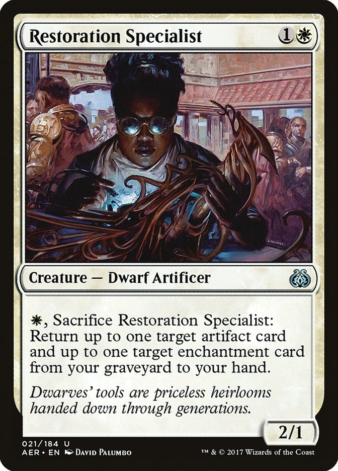 Restoration Specialist 21/184 (Aether Revolt)  | Chromatic Games