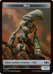 Snake // Myr Double-Sided Token [Tarkir: Dragonstorm Commander Tokens] | Chromatic Games