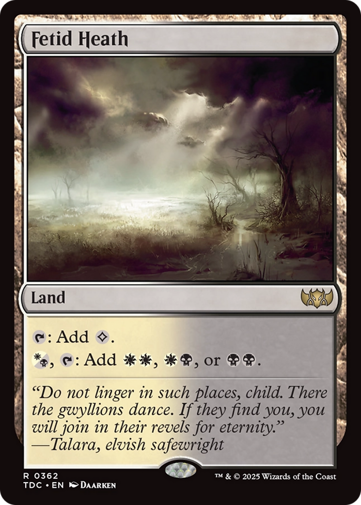 Fetid Heath [Tarkir: Dragonstorm Commander] | Chromatic Games