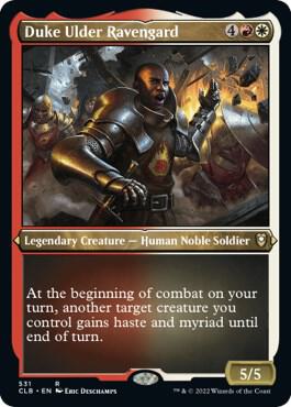 Duke Ulder Ravengard Foil Etched 531 (Commander Legends: Battle for Baldur's Gate)  - Foil | Chromatic Games