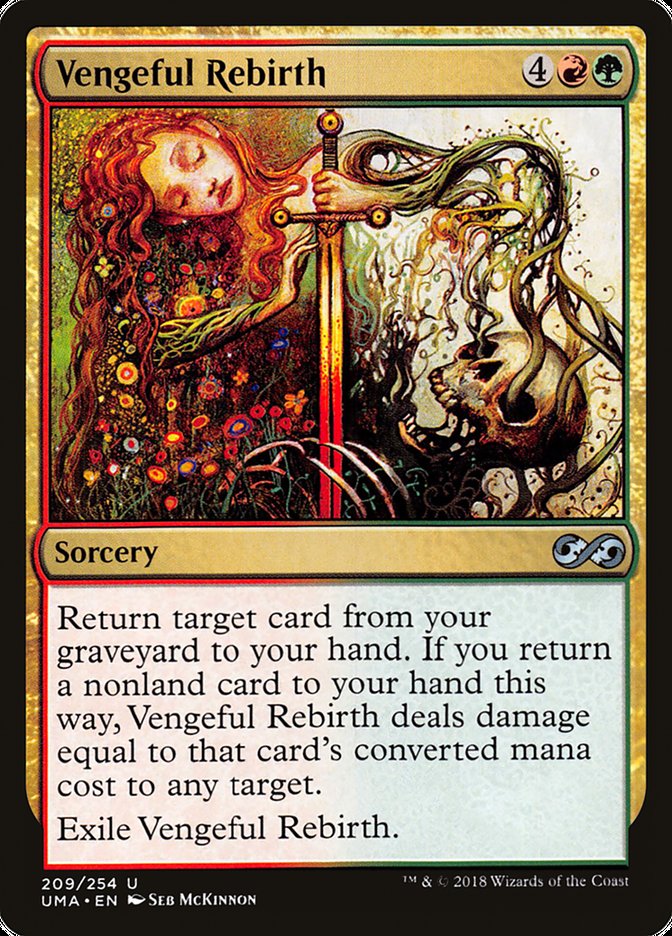 Vengeful Rebirth 209/254 (Ultimate Masters)  - Foil | Chromatic Games