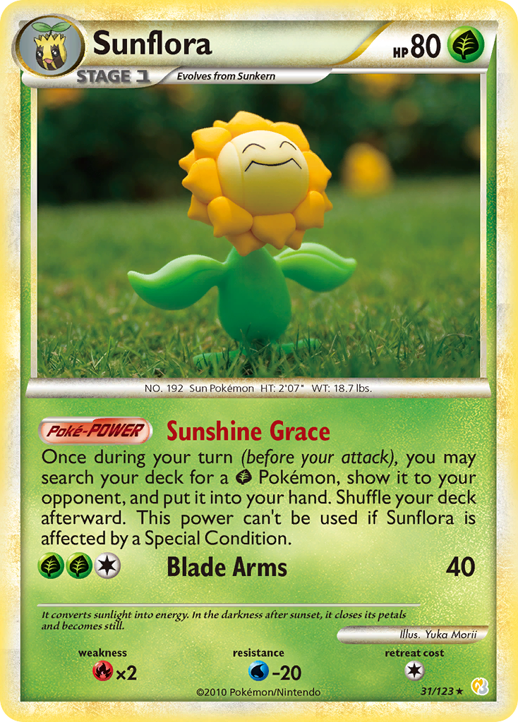 Sunflora (31/123) [HeartGold & SoulSilver: Base Set] | Chromatic Games